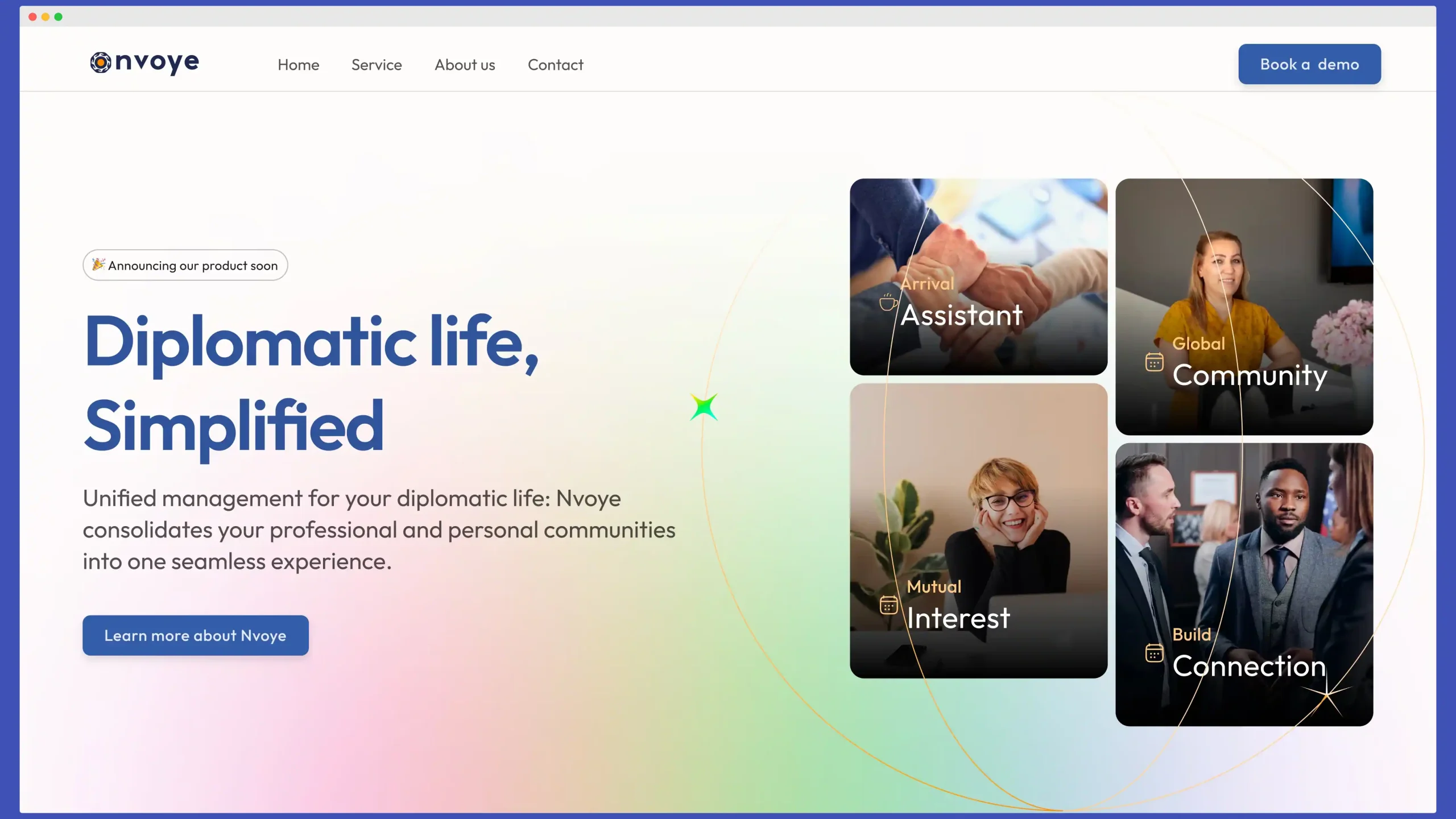 Nvoye web app